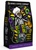 Bones Coffee Bananas Foster Banana, Rum & Vanilla Ground Coffee – 12 oz