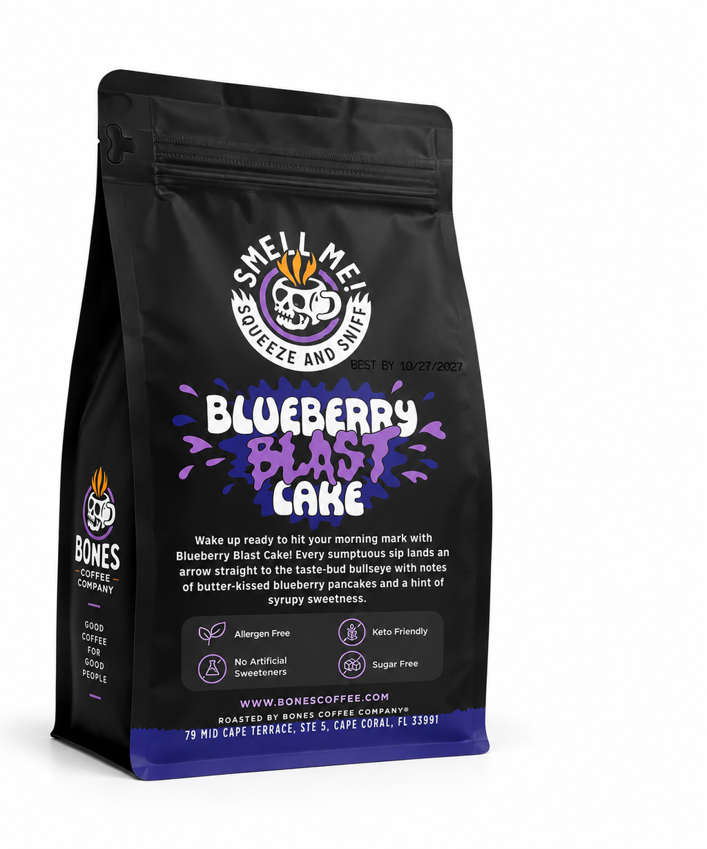 Back Blueberry Blast Cake Ground Coffee 12 oz