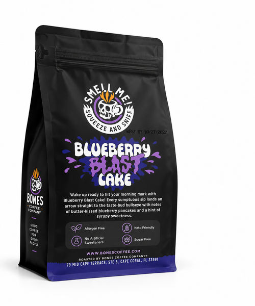 Back Blueberry Blast Cake Ground Coffee 12 oz