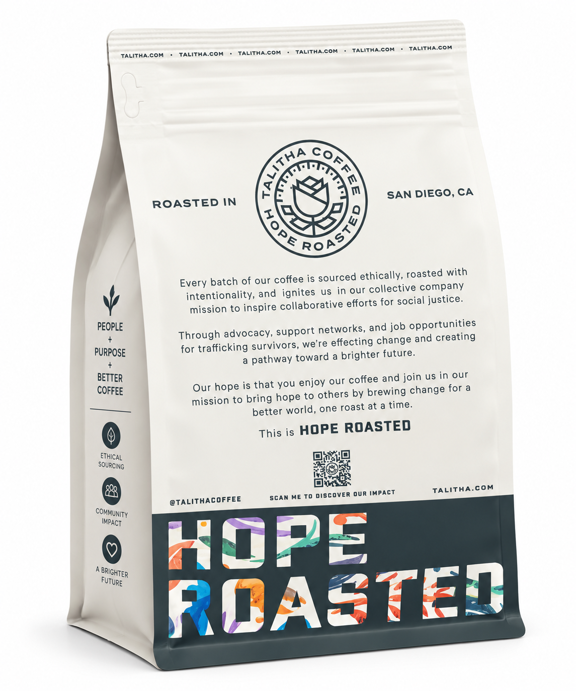 Back Talitha Verão Brazil Whole Bean Coffee 12 oz