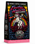 Bones Coffee Electric Unicorn Flavored Ground Coffee – 12 oz
