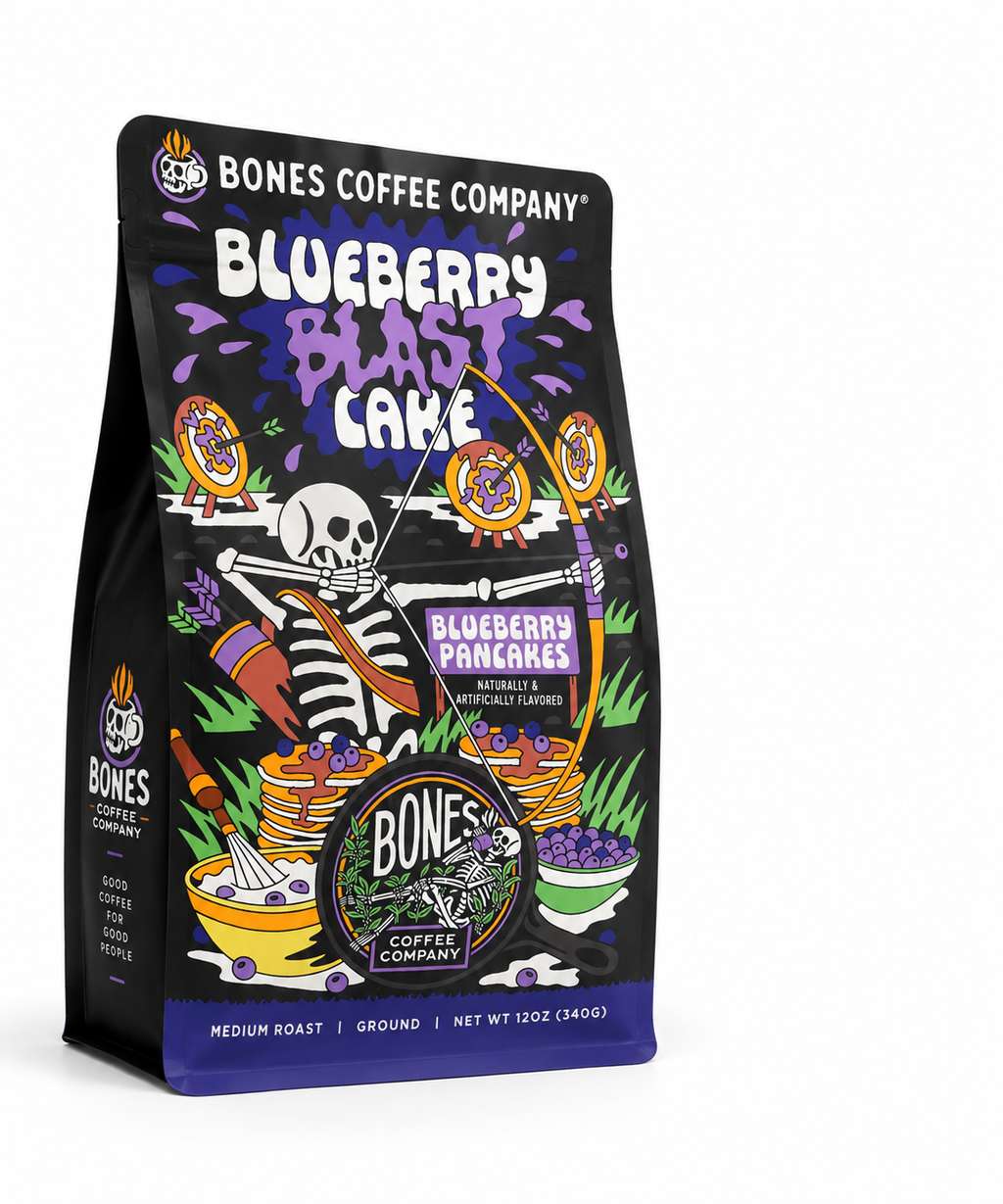 Front Blueberry Blast Cake Ground Coffee 12 oz