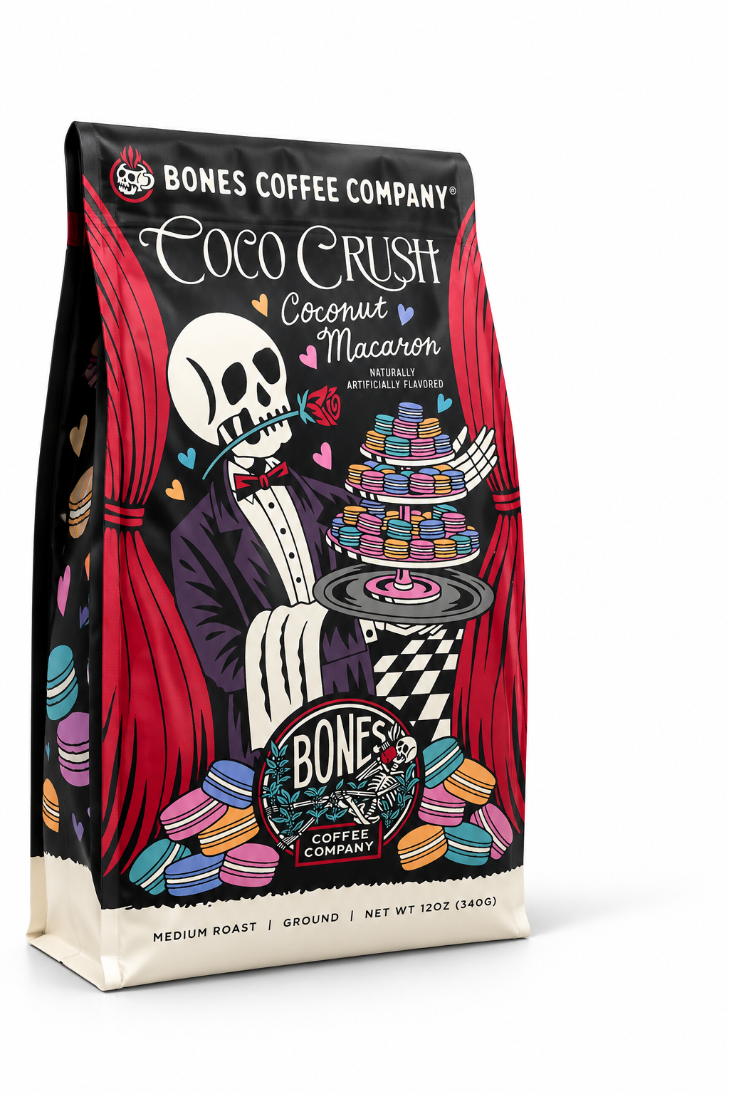 Front Coco Crush Macaron Ground Coffee