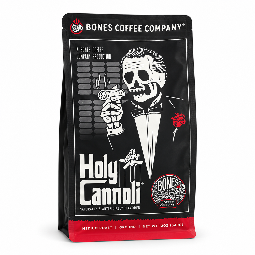 Front Holy Cannoli Ground Coffee 12 oz