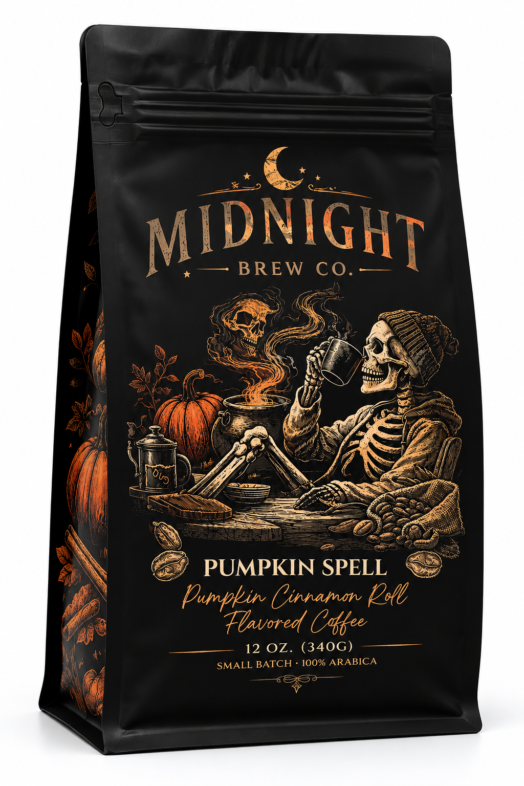 Front Midnight Brew Co. Pumpkin Spell Ground