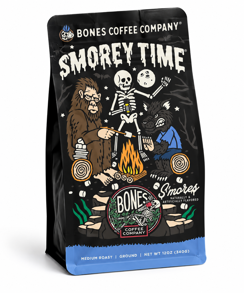 Front S’morey Time S’mores Flavored Ground Coffee – 12