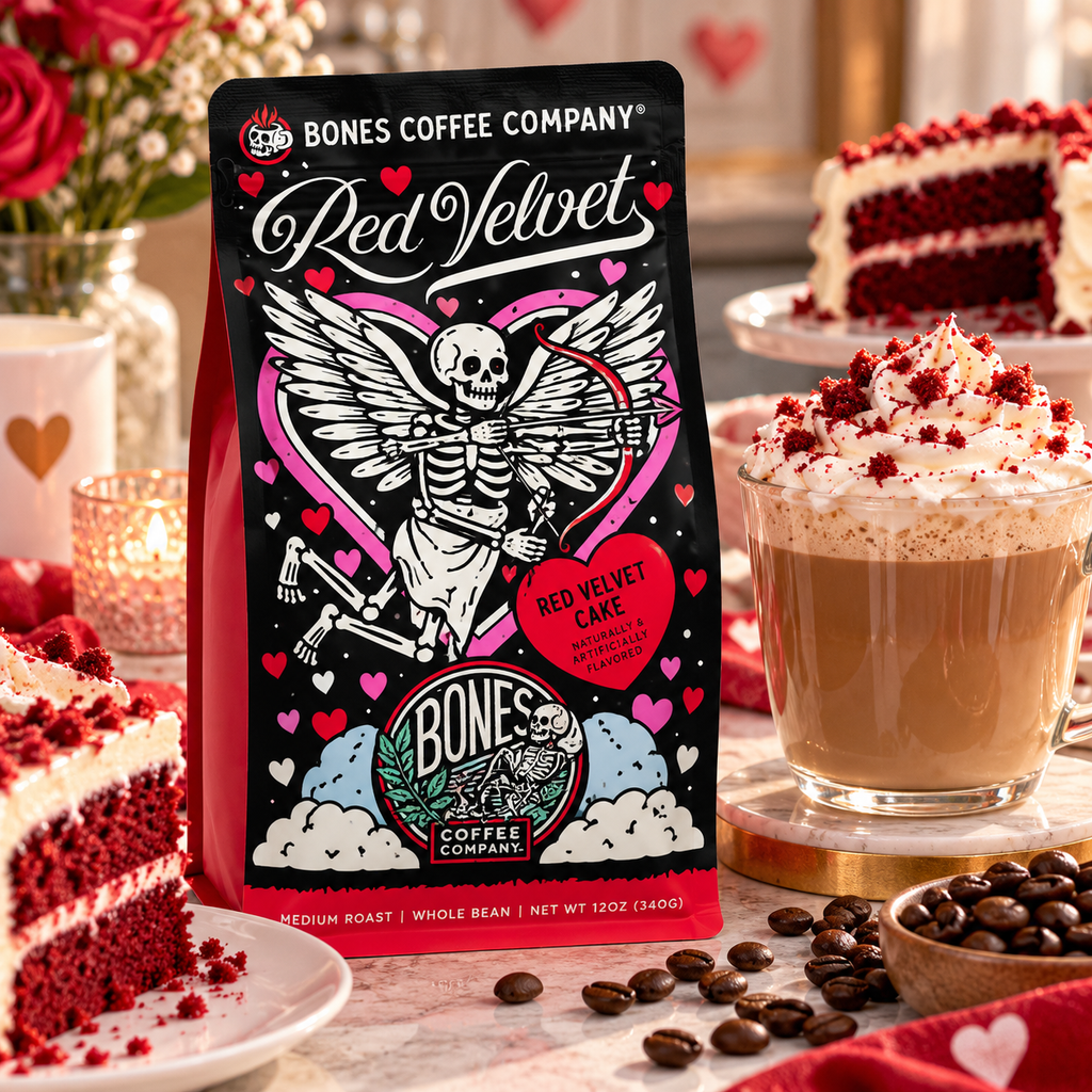 Red Velvet Flavored Whole Bean Coffee – 12 oz
