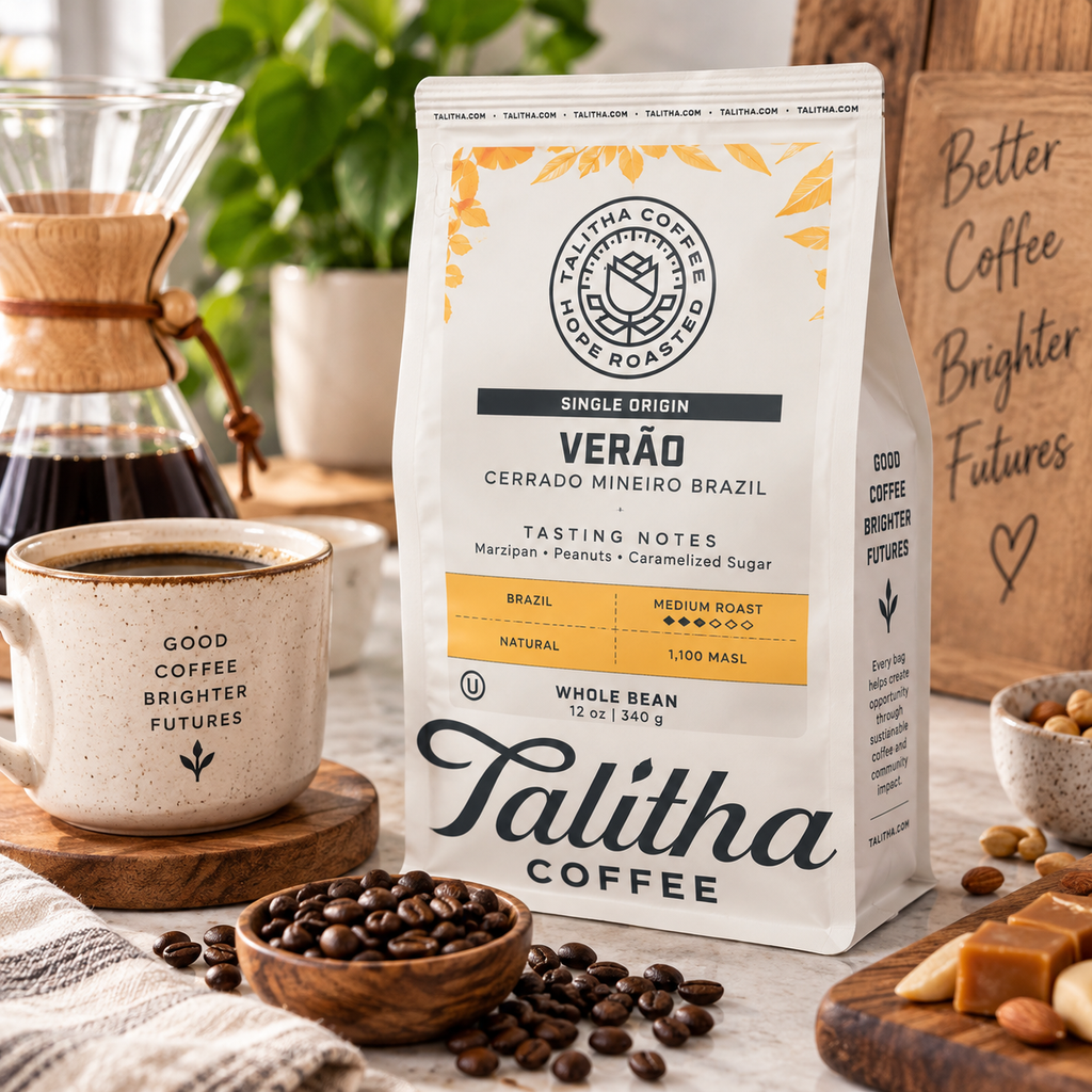 Talitha Verão Brazil Whole Bean Coffee 12 oz