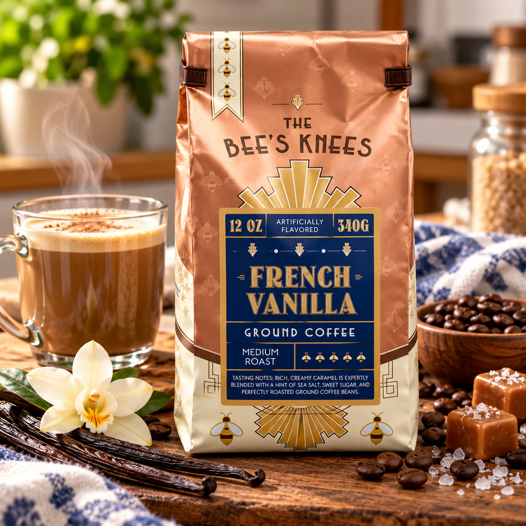 The Bee’s Knees French Vanilla Ground Coffee