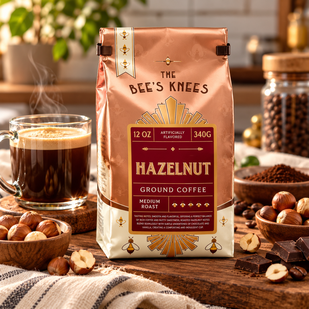The Bee’s Knees Hazelnut Ground Coffee