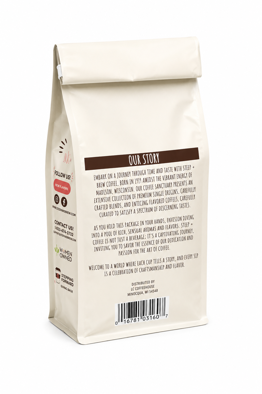 Steep + Brew Icing on the Cake Flavored Ground Coffee
